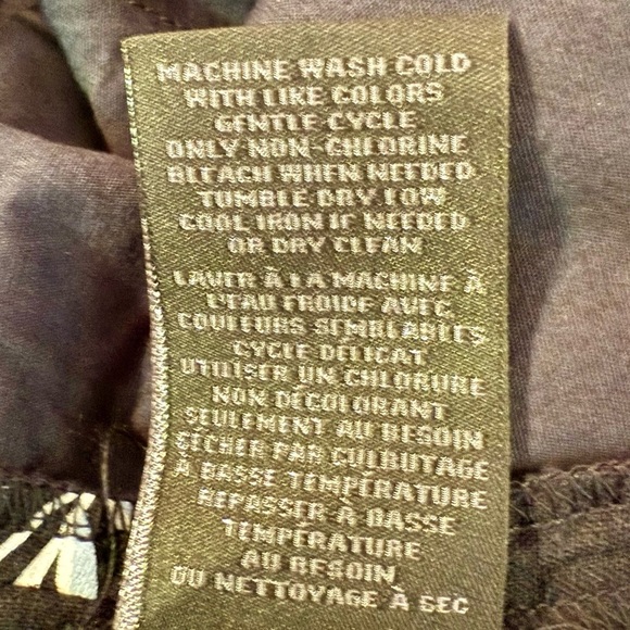 NWT Magaschoni Men’s Linen Blend Navy Print Shorts Size 36 - Picture 9 of 9